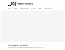 Tablet Screenshot of jmconstrutora.net